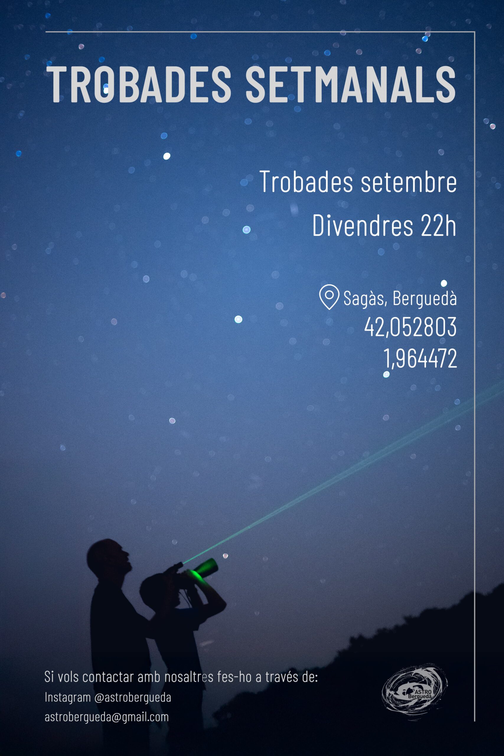 Trobades setmanals Setembre