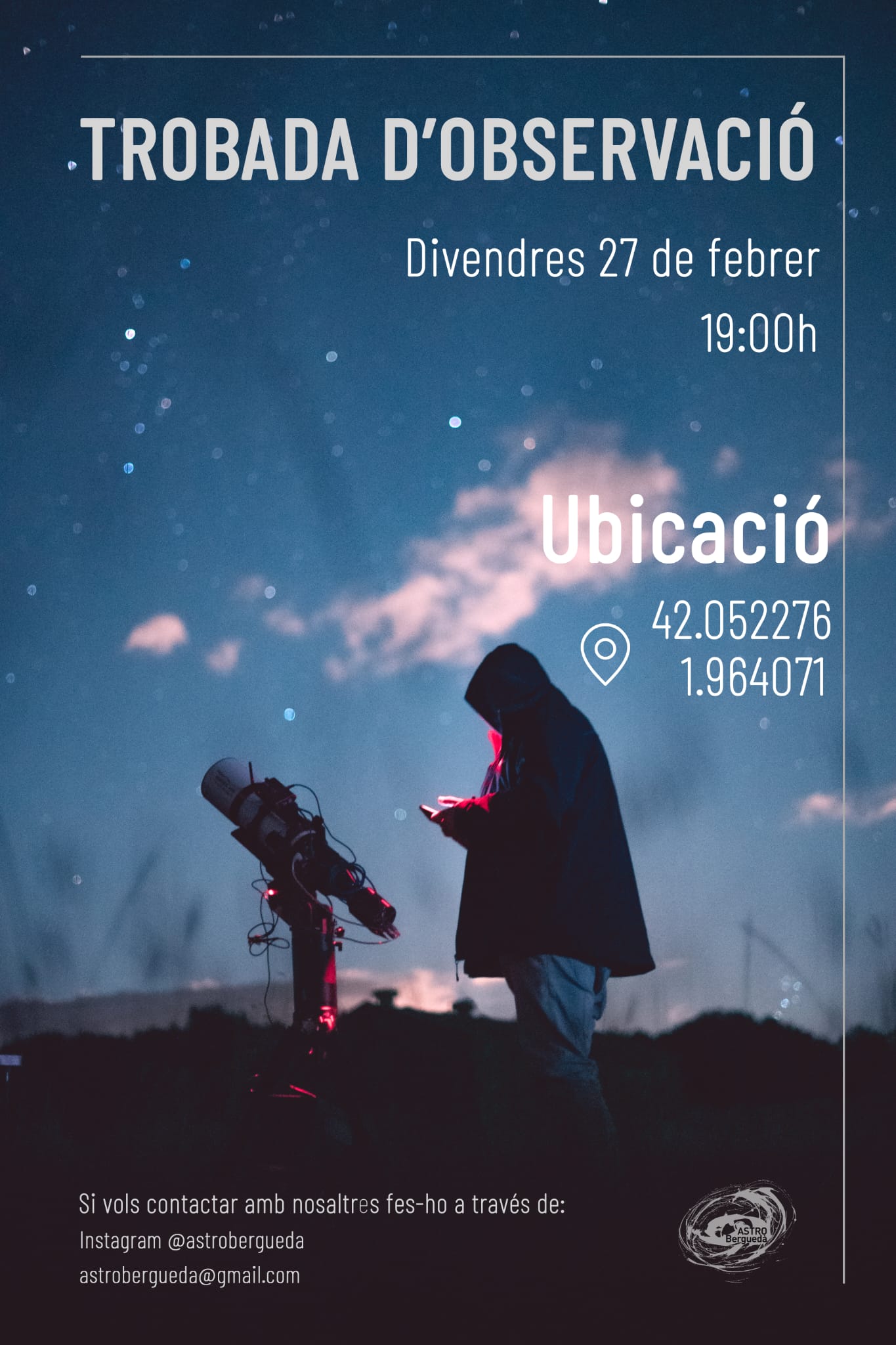 Trobada d’observació 27 de febrer