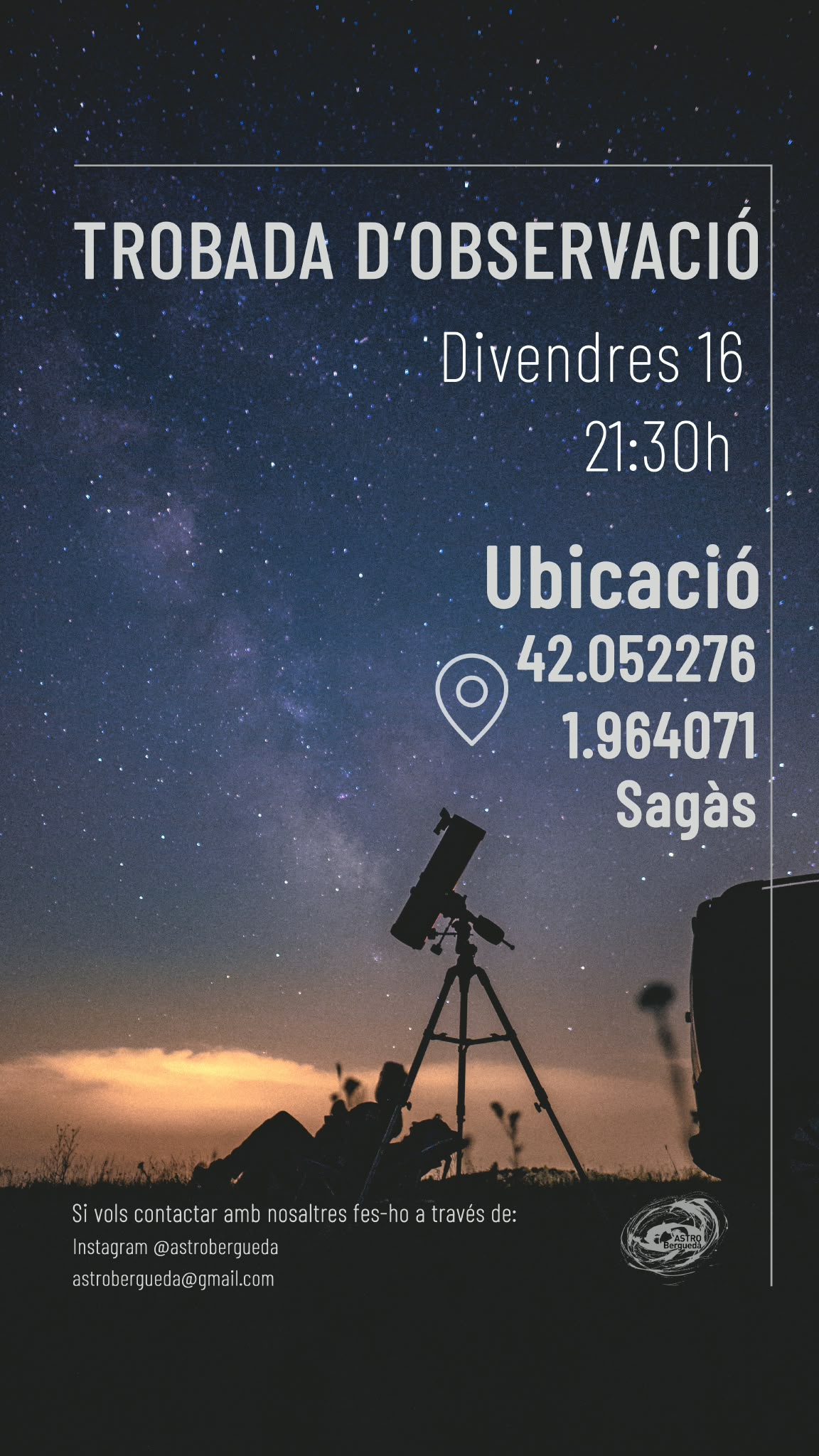 Trobada d’observació 16 d’octubre